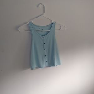 Button down tank top